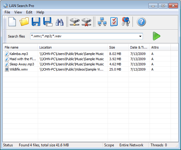LAN Search PRO Screenshot